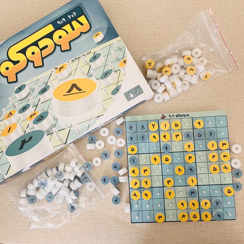 بازی فکری سودوکو مناسب تقویت هوش کودک  ۷ سال